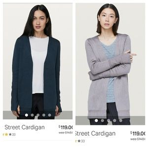 SOLD💐lululemon💐BUNDLE City Street Cardigans